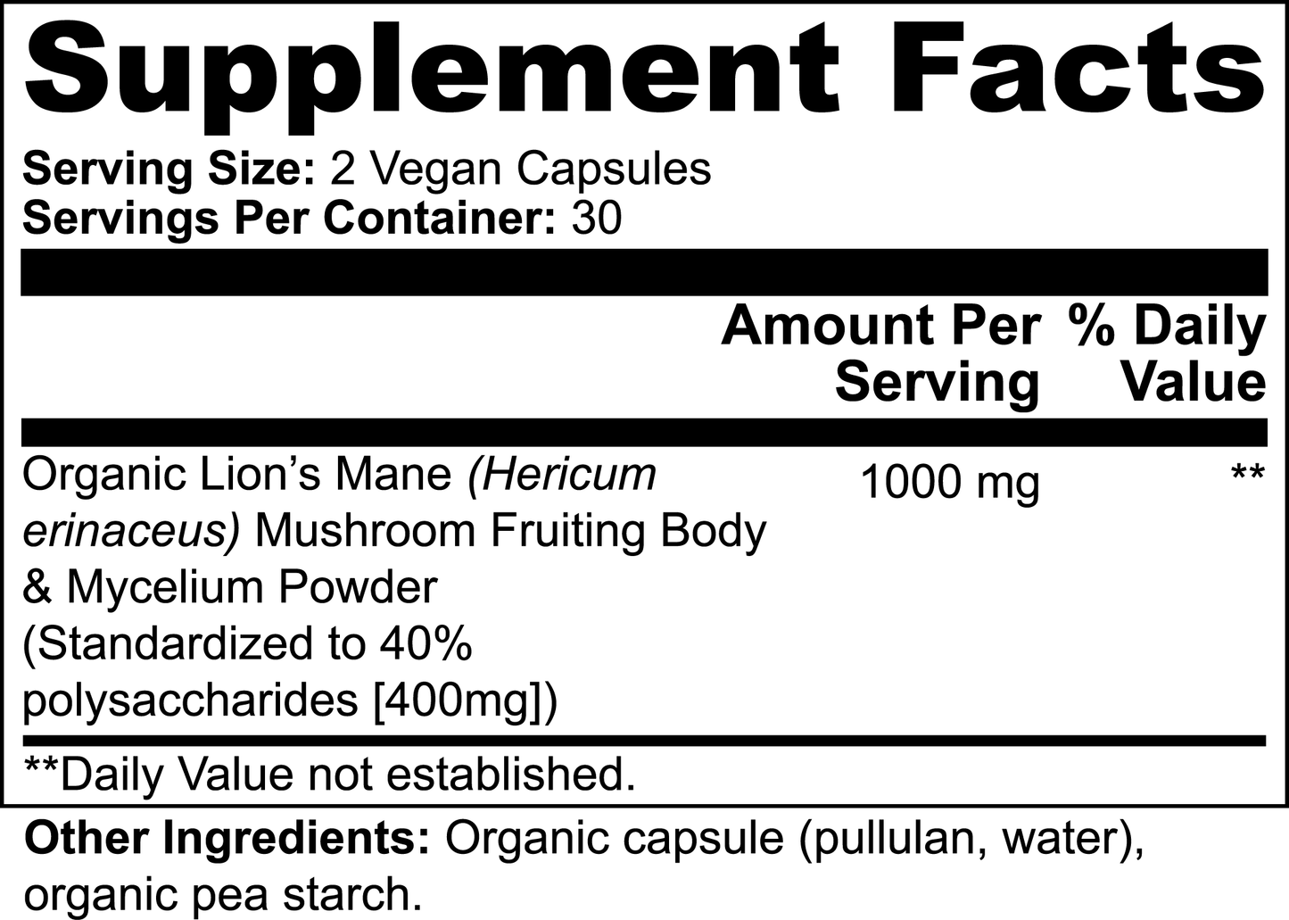 Clarity & Vitality - Lion's Mane Mushroom