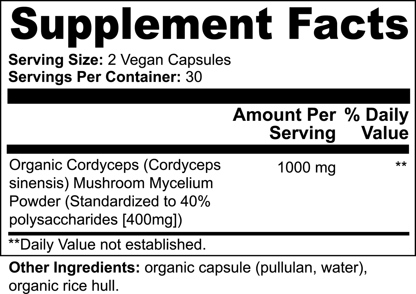 Immunity - Cordyceps Mushroom
